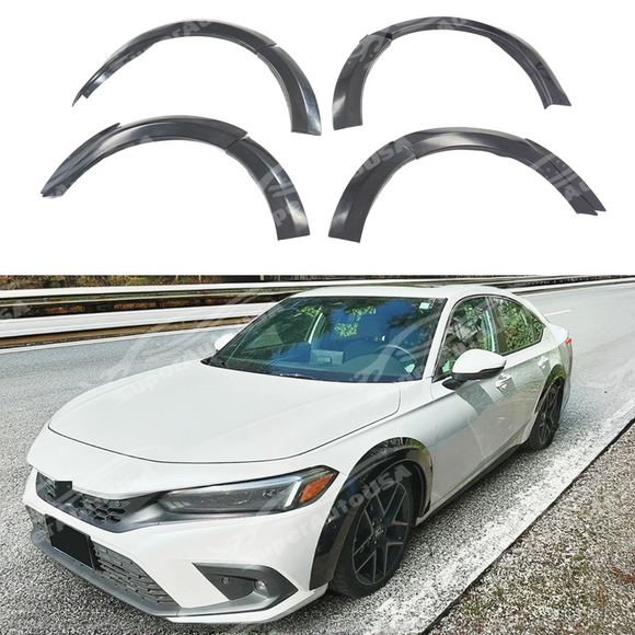  Front fender flares wheel cover trim on a 2022 Honda Civic Hatchback