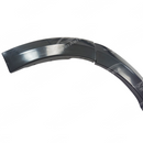 Front fender flares wheel cover trim on a white Civic Hatchback