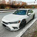 Uninstalled front fender flares wheel cover trim, top view