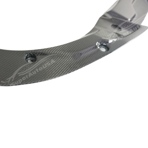 SuperAutoUSA real carbon fiber cooling plate on a white Honda Civic Type R FL5