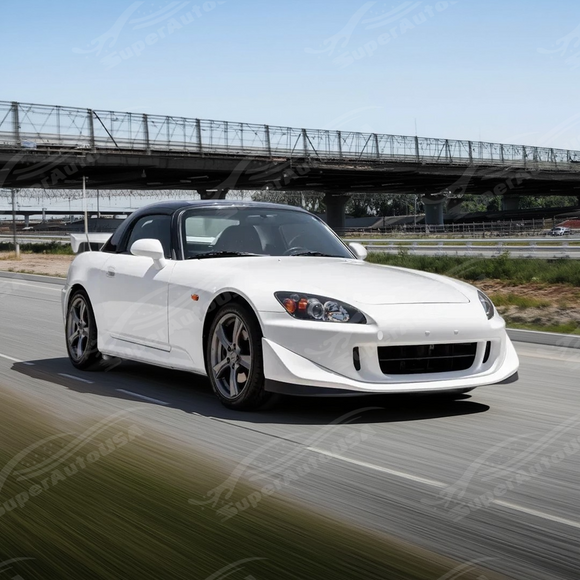 Detailed edges of the SuperAutoUSA lower bumper splitter