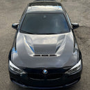 2012-2018 BMW F30 F32 F33 F36 3 Series + 4 Series - Carbon Fiber CS Style Vented Hood-7