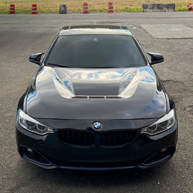 2012-2018 BMW F30 F32 F33 F36 3 Series + 4 Series - Carbon Fiber CS Style Vented Hood