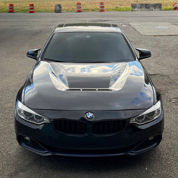 2012-2018 BMW F30 F32 F33 F36 3 Series + 4 Series - Carbon Fiber CS Style Vented Hood