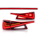 Fits 2006-2012 Lexus IS250 350 Full LED Tail Lights Sequential Assembly-3