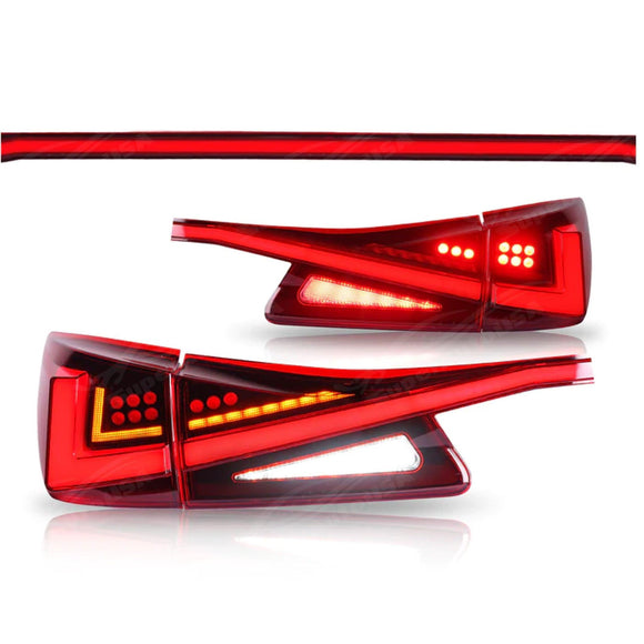 Fits 2006-2012 Lexus IS250 350 Full LED Tail Lights Sequential Assembly
