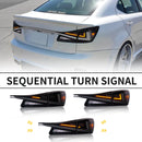 Fits 2006-2012 Lexus IS250 350 Full LED Tail Lights Sequential Assembly-12
