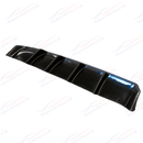 Fits 2013-20 Lexus IS300 IS350 Shark Curved Gloss Black Rear Bumper Diffuser-8