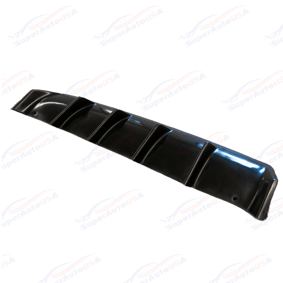 Fits 2013-20 Lexus IS300 IS350 Shark Curved Gloss Black Rear Bumper Diffuser