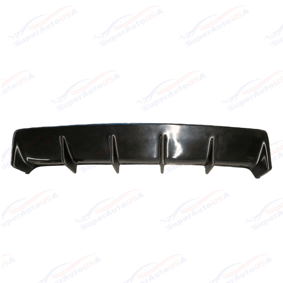 Fits 2013-20 Lexus IS300 IS350 Shark Curved Gloss Black Rear Bumper Diffuser