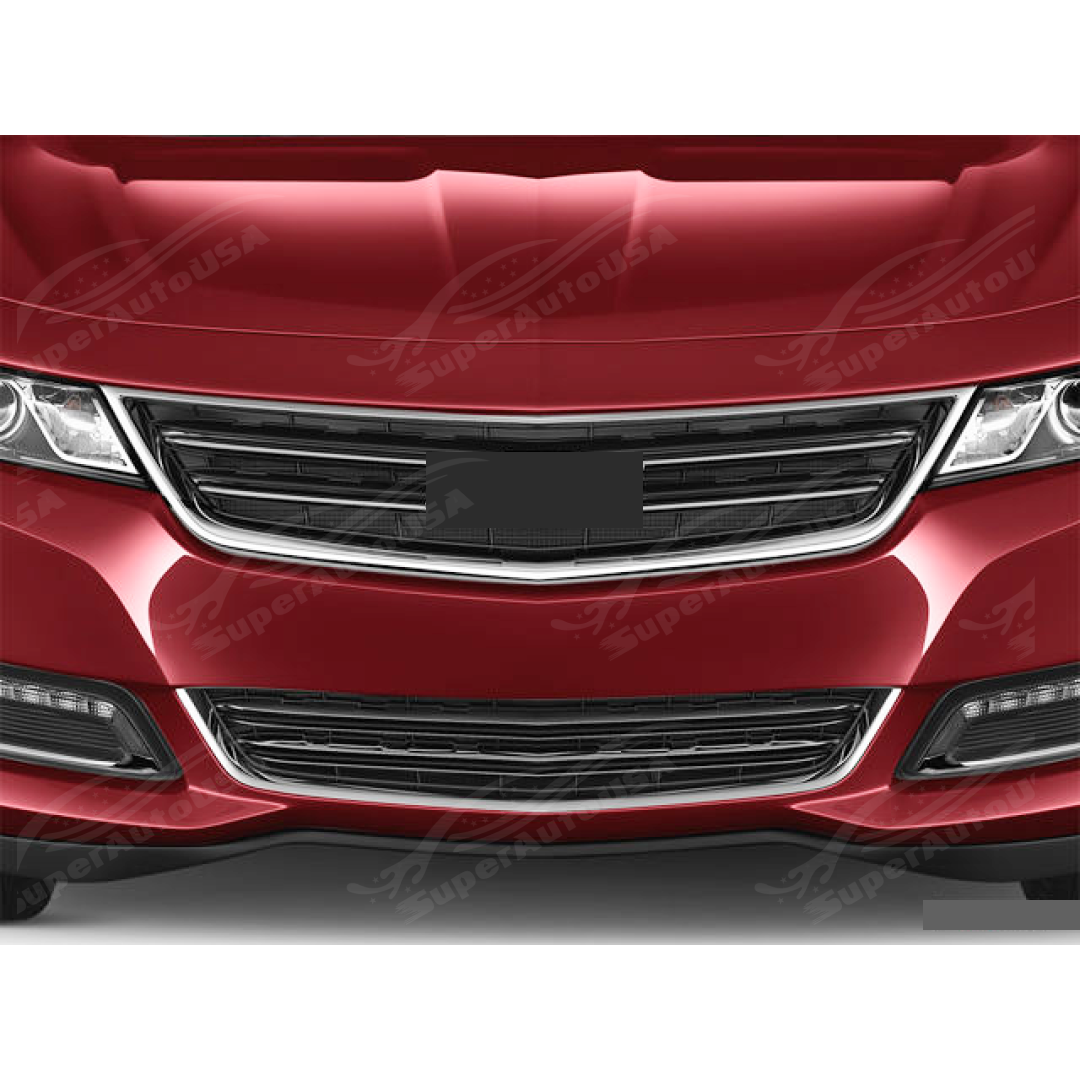Chrome trim upper front bumper grille 1-piece for Chevrolet Impala 2014-2020