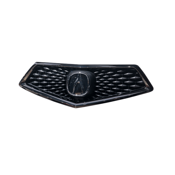 Fits 2017-2020 Acura MDX Chrome Trim Front Bumper Upper Grill/Grille Assembly