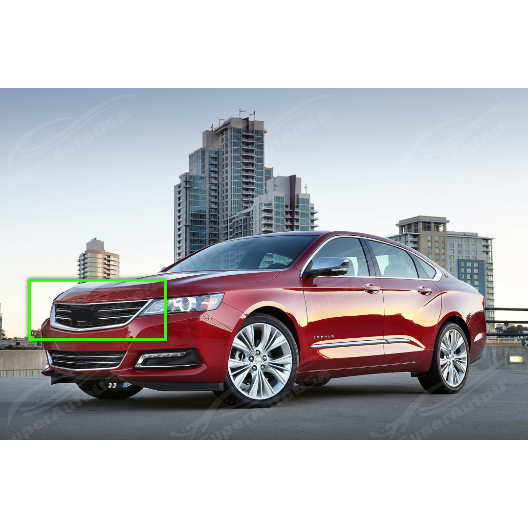 Chrome trim upper front bumper grille for Chevrolet Impala 2014-2020