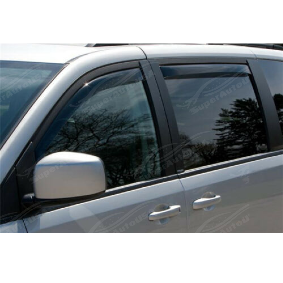 Fit 2023-NOW bZ4X In-Channel Vent Window Visors Rain Sun Wind Guards Shade Deflectors