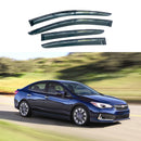 Para Subaru Impreza 2017-2023, molduras de fibra de carbono para ventanas, protectores contra el viento-1
