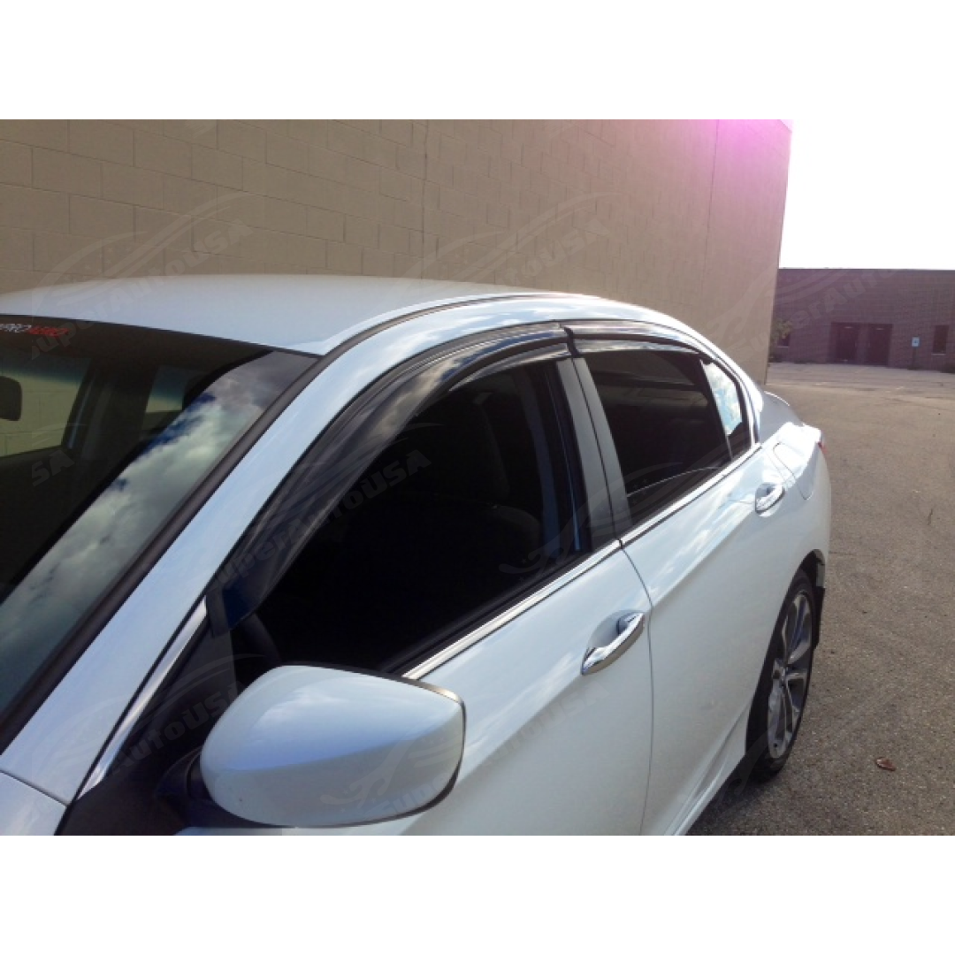 Fits 2014-2018 Mazda3 3D Mugen Style Window Visors & Rear Roof Spoiler - 0