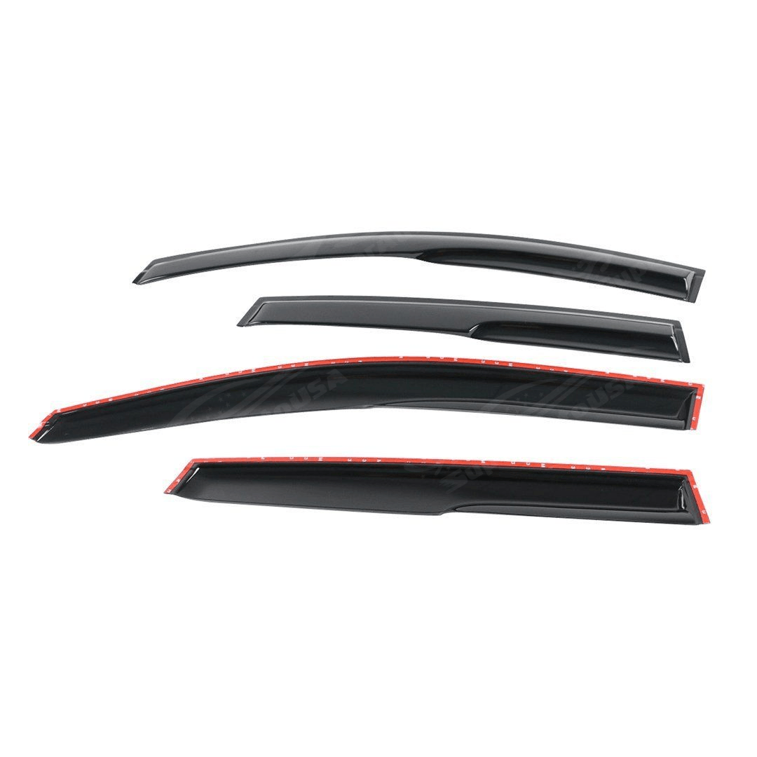 For 2017-2022 Kia Sportage Tape-on Mount Window Visors Rain Guards Vent Shade For 2017-2022 Kia Sportage Tape-on Mount Window Visors Rain Guards Vent Shade