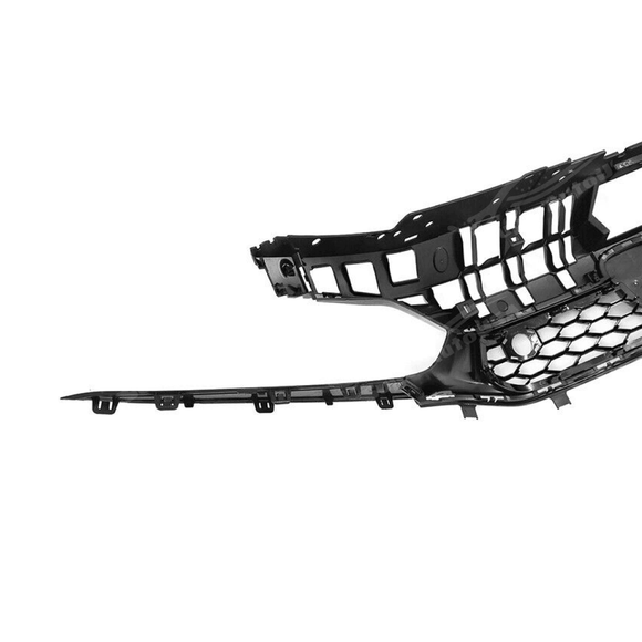 For 2022-24 Honda Civic Sedan Honeycomb Pattern Gloss Black Front Bumper Grille