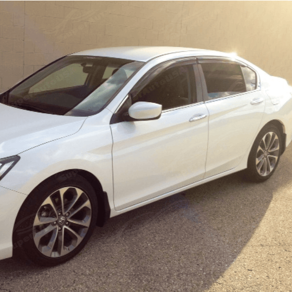 Fits 2009-2014 Acura TSX 3D Mugen Style Window Visors & Rear Roof Spoiler