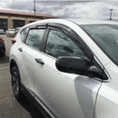 Se adapta a Lexus RX350 550h 2023-2025, deflectores de ventilación para visera de ventana estilo Mugen 3D -12