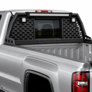 Aggressive overland chase rack styling mounted on a Jeep Gladiator Rubicon on a rocky trail