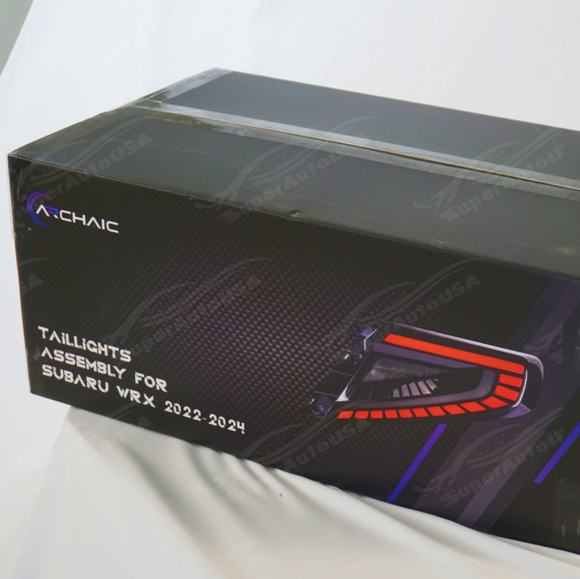Subaru WRX 2025 Limited Manual Sedan LED tail lamp upgrade by SuperAutoUSA