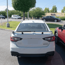 For Subaru Legacy 2020-Up JDM GT VIP Style Glossy Black with Yellow Trim Rear Trunk Spoiler Wing-3