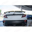 Alerón trasero para maletero de Subaru WRX STI 2020 en adelante, estilo JDM GT VIP, color negro brillante -3