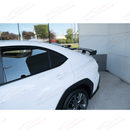 Alerón trasero para maletero de Subaru WRX STI 2020 en adelante, estilo JDM GT VIP, color negro brillante -9