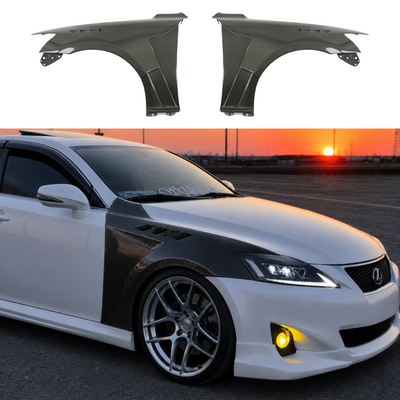 2014-2020 Lexus IS200t / IS250 / IS300 / IS350 - RCF-Style Vented Carbon Fiber Fenders