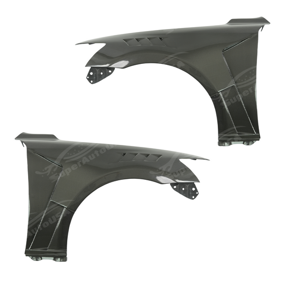 2014-2020 Lexus IS200t / IS250 / IS300 / IS350 - RCF-Style Vented Carbon Fiber Fenders