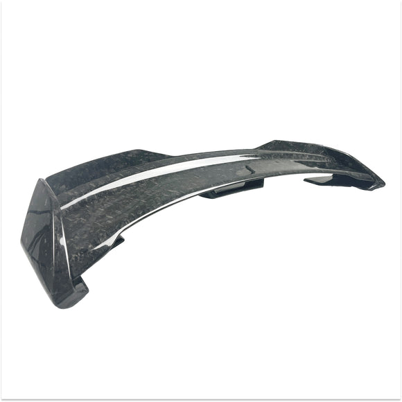 Rear Carbon Fiber Spoiler Wing for EcoBoost Convertible 2-Door Mustang by SuperAutoUSA.
