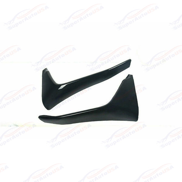 For BMW F80 M3 F82 F83 M4 2015-20 Gloss Black Front Bumper Lip Corner Splitter
