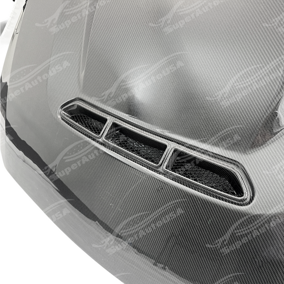 2014-2020 BMW M3 F80 / M4 F82 - GTS / CS Style Carbon Fiber Vented Hood