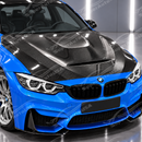 2014-2020 BMW M3 F80 / M4 F82 - GTS / CS Style Carbon Fiber Vented Hood-7