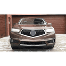 Fits 2017-2020 Acura MDX Chrome Trim Front Bumper Upper Grill/Grille Assembly-10
