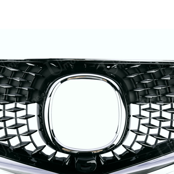 Fits 2017-2020 Acura MDX Chrome Trim Front Bumper Upper Grill/Grille Assembly