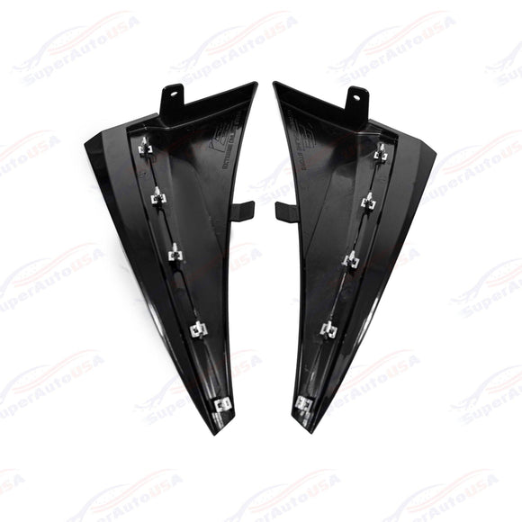 Fits 2014-up Chevrolet Corvette C7 Extended Front Splash Guards