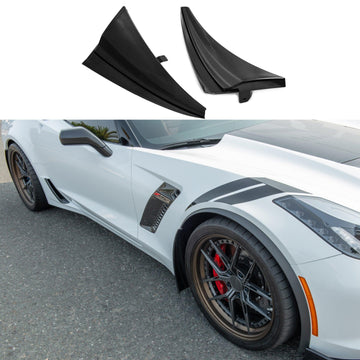 Se adapta a los guardabarros delanteros extendidos Chevrolet Corvette C7 del año 2014 en adelante 