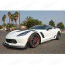 Fits 2014-up Chevrolet Corvette C7 Extended Front Splash Guards-13