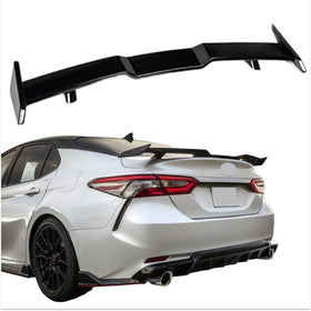 Fit 2018-2024 Toyota Camry TRD Style Rear Trunk Spoiler ABS Painted (Gloss Black)