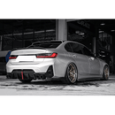 Difusor trasero negro brillante con luz LED para BMW Serie 3 G20 LCI 330i M-Sport 2023-2024 -13