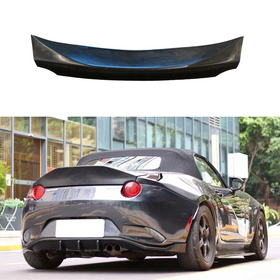 Fits 2016-2023 Mazda MX5 ND DT Style Unpainted Ducktail Rear Trunk Spoiler Wing