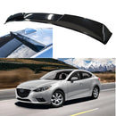 Fits 2014-2018 Mazda3 Sedan Gloss Black Rear Roof Window Visor Spoiler-1