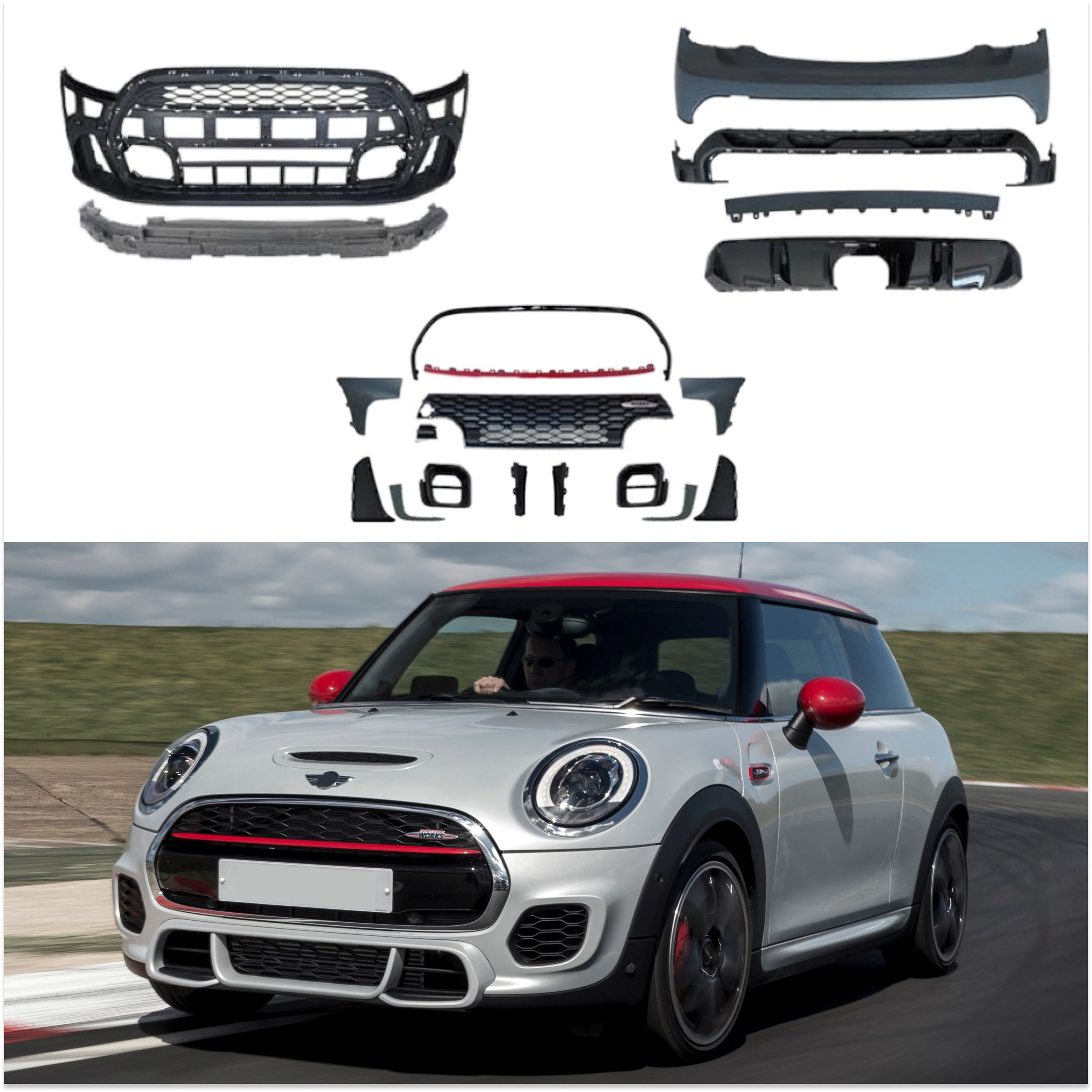 Mini F57 John Cooper Works Convertible with DuelL Bodykit