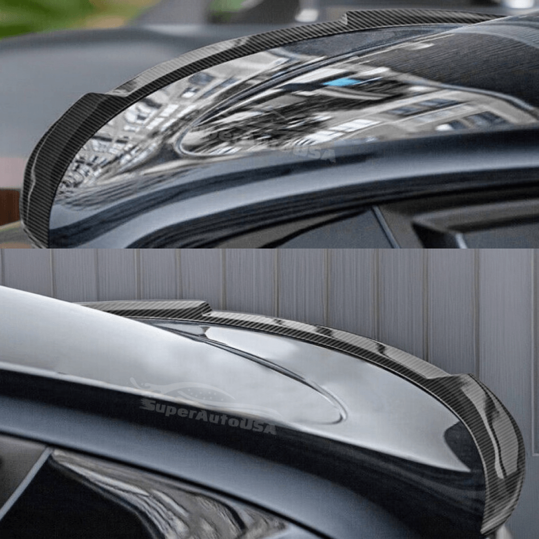 2023 Tesla Model Y Carbon Fiber Rear Lower Bumper Wing Lip Spoiler