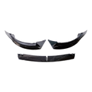 Fits Tesla Model Y 2020-2024 Carbon Fiber Print Front Lip Splitter-10