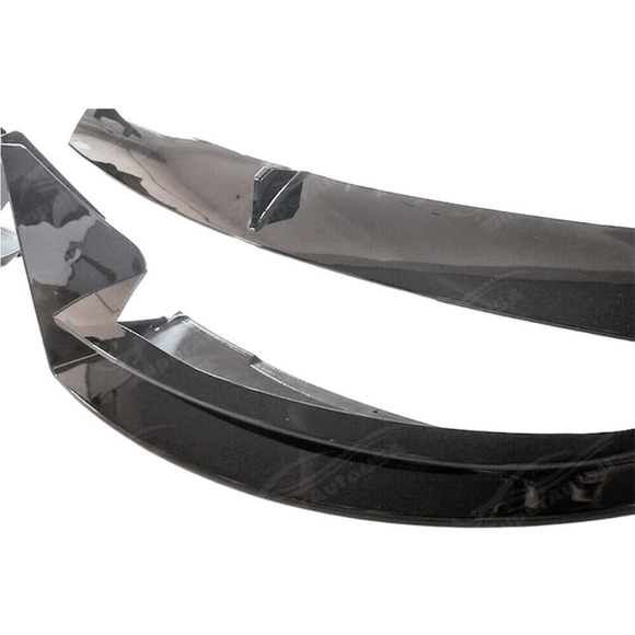 Fits Tesla Model Y 2020-2024 Carbon Fiber Print Front Lip Splitter