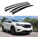 Fit 2015-2024 Nissan Murano Out-Channel Vent Window Visors Rain Guards Shade Deflectors-1