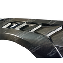 Uninstalled pair of real carbon fiber GTD style wide body fenders (driver and passenger sides)